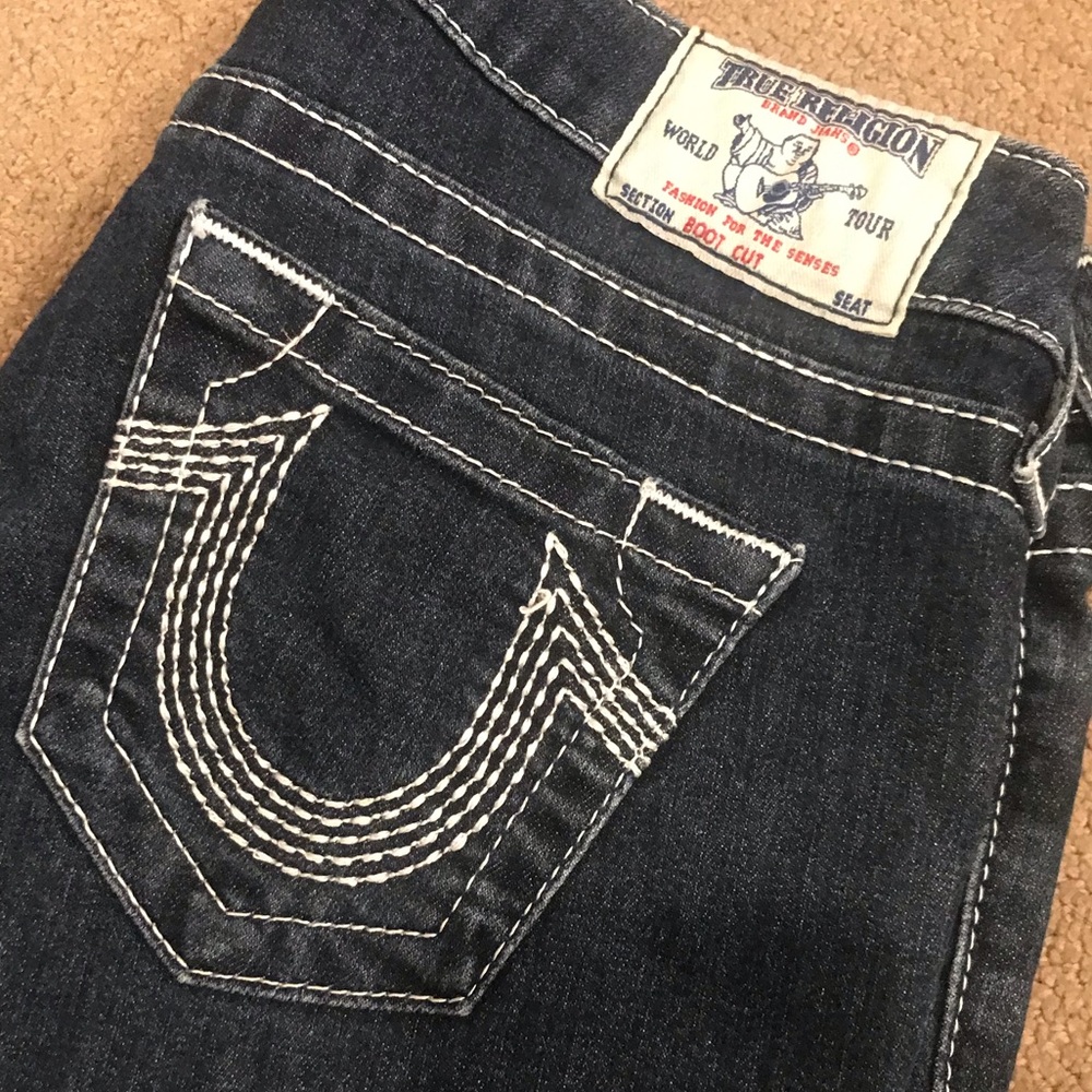 True Religion Bootcut Jean. Size 28.